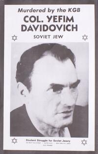 Murdered by the KGB - Col. Yefim Davidovich