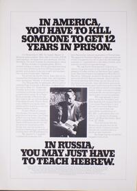 In America, you have to kill someone to get 12 years in prison. In Russia, you may just have to teach Hebrew.