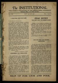 Institutional Vol. VII No. I, II