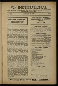 Institutional Vol. VIII No. 07