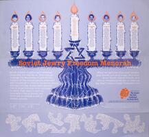 Soviet Jewry freedom menorah
