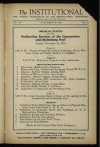 Institutional Vol. VIII No. 12