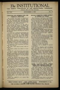 Institutional Vol. VIII No. 13