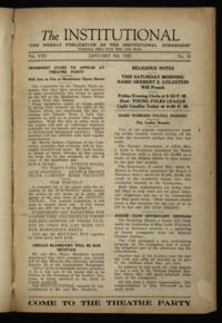 Institutional Vol. VIII No. 18
