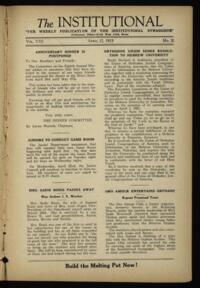 Institutional Vol. VIII No. 31