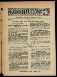 Institutional Vol. XII No. 31