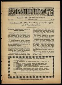 Institutional Vol. XII No. 33