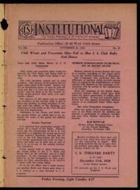 Institutional Vol. XII No. 37