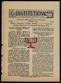 Institutional Vol. XII No. 39