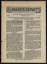 Institutional Vol. XII No. 41