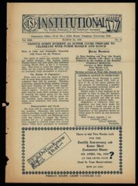 Institutional Vol. XIII No. 12