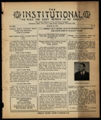 Institutional Vol. XIII No. 13