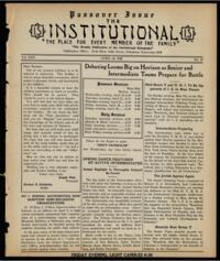 Institutional Vol. XIII No. 17
