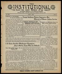 Institutional Vol. XIII No. 22