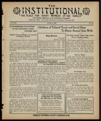 Institutional Vol. XIII No. 23