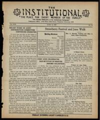 Institutional Vol. XIII No. 24