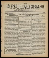 Institutional Vol. XIII No. 25