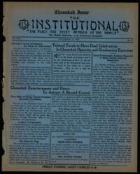 Institutional Vol. XIV No. 15