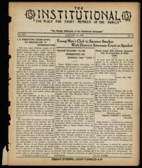 Institutional Vol. XIV No. 19