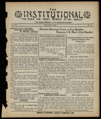 Institutional Vol. XIV No. 20