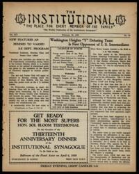 Institutional Vol. XIV No. 24