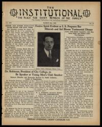 Institutional Vol. XIV No. 27