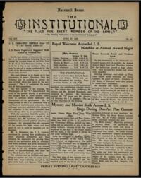 Institutional Vol. XIV No. 41