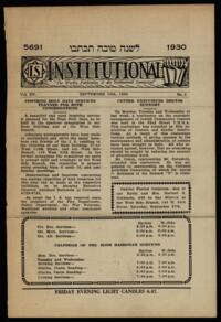 Institutional Vol. XV No. 02