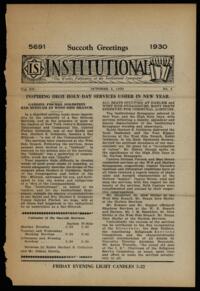 Institutional Vol. XV No. 04