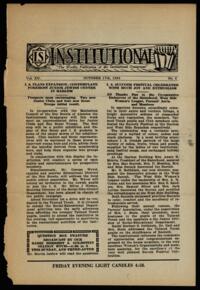 Institutional Vol. XV No. 06