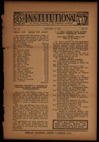 Institutional Vol. XV No. 17