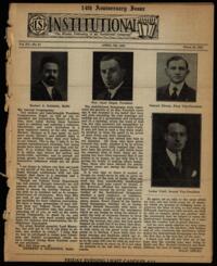 Institutional Vol. XV No. 31
