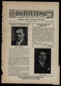 Institutional Vol. XV No. 01
