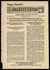 Institutional Vol. XV No. 07