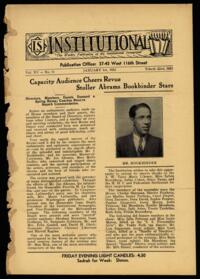 Institutional Vol. XV No. 11