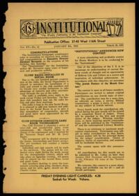 Institutional Vol. XV No. 12