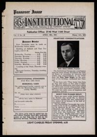 Institutional Vol. 15 No. 28