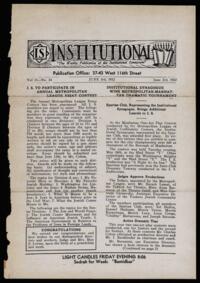 Institutional Vol. 15 No. 34
