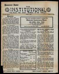 Institutional Vol. XVI No. 30