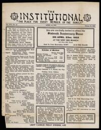 Institutional Vol. XVI No. 31