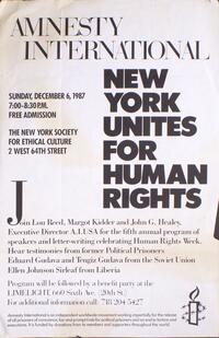 New York unites for human rights