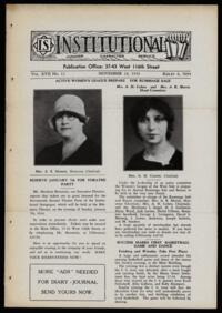 Institutional Vol. XVII No. 12