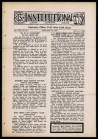Institutional Vol. XVII No. 20
