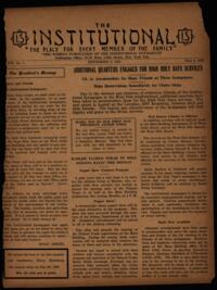 Institutional Vol. XIX No. 01