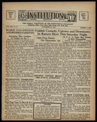 Institutional Vol. XIX No. 13