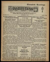 Institutional Vol. XIX No. 17