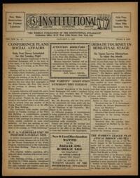 Institutional Vol. XIX No. 18