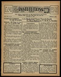 Institutional Vol. XIX No. 22