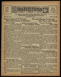 Institutional Vol. XIX No. 25