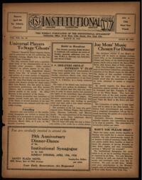 Institutional Vol. XIX No. 29